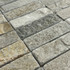 Мозаика Marble Mosaic Cultura сланец 30х30 см чип 30x98 мм, серый, коричневый