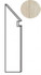 Плинтус Axi White Pine Battiscopa Sag.SX ANMG 7.2x30 шт керамогранит
