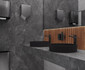 Керамогранит Rocky Black Pro Графитовый 80х80 матовый R10GR STR Laparet универсальная плитка х9999309337