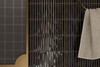 Настенная плитка Sb Ebony 12,5x25 Wow глянцевая, рельефная (структурированная) керамическая 128704