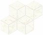 Мозаика Marvel Calacatta Delicato Mos. Esagono Lapp 30x35 керамогранитная