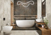 Керамогранит Stoncrete Beige D60225M матовый карвинг 600х600х9,5 Delacora напольный
