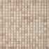 Мозаика из мрамора Cream Marfil PIX231, чип 15x15 мм, сетка 305х305x4 мм глянцевая, бежевый
