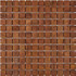 Мозаика из меди PIX731, чип 23x23 мм, сетка 300х300x8 мм матовая, коричневый