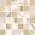Мозаика Apulia Oro Mosaic керамика 30х30 глянцевая, матовая, бежевый, белый 587433005