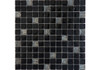 Мозаика Vesta Black 2.3x2.3 стеклянная 30x30