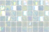 Мозаика Taurus-Lux-45 прокрашенная в массе стекло 32.7х32.7 см перламутровая чип 15х15 мм, белый