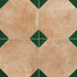 Керамогранит Corcega Green Pre-Cut 45х45 Etili Seramik Patchwork матовый напольная плитка n190315