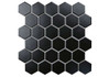 Мозаика Black Gamma керамика 28.1х32.5 см матовая, черный