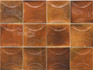 Настенная плитка Hanoi Arco Burnt Red 10x10 Equipe глянцевая керамическая 30029