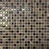 Мозаика S-855 стекло камень 30.5х30.5 см глянцевая чип 15х15 мм, коричневый, серый