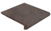Ступень фронтальная Gres De Aragon Capri Peldano Redonda Capri Chocolate 33x33 матовая