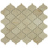 Мозаика Marble Mosaic Arabesco Royal Botticino Pol камень 27.8х32.5 см полированная чип 68х68 мм, бежевый