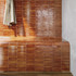 Мозаика Short Stick Honey Crackle керамика 28х30 см Amadis Fine Tiles глянцевая чип 20х150 мм, красный, оранжевый 8436552229330