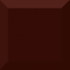 Напольная плитка Monocolor Marron Biselado Brillo 10x10 керамическая
