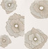 Панно Mono Golden Flowers 60х60 (компл. из 2 шт) глянцевое керамическое