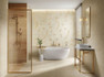 Керамогранит Mirabello Ivory Lap Str 79.8х79.8 Tubadzin лаппатированный (полуполированный), структурированный напольная плитка 5900199267855