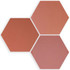 Керамогранит Hexa Six Coral 14x16 универсальный матовый