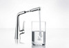 Смеситель Hansgrohe Metris для кухни с выдвижным изливом