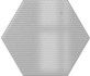 Настенная плитка Mini Hexa Canale Pearl Gloss (101191) 15х17,3 Wow глянцевая керамическая