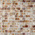 Мозаика из натурального перламутра PIX701, чип 20x20 мм, сетка 305х305x2 мм глянцевая, коричневый, кремовый