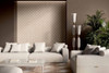 Керамогранит Leatherwood Window Biscuit Nat 3D Rett 60х60 Versace матовый напольная плитка PF60020117