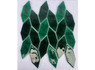 Мозаика Green Garden керамика 26.8х26.8 см глянцевая с эффектом кракелюра, зеленый