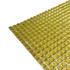 Мозаика Marble Mosaic Crystal Super Gold стекло 30х30 см глянцевая чип 10x10 мм, золотой-oro-gold