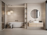 Керамогранит Travertine Beige Бежевый PG 11 60x120 Gracia Ceramica глазурованный, матовый универсальная плитка 10400001376
