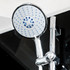Душевая кабина Deto B09S Led black 90х90х220 см