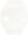Вставка Ang. Ext. Torello White 2x2 глянцевая