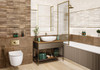 Настенная плитка Elbrus Brick Marron WT36ELR31 30х60 New Trend матовая керамическая