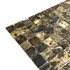 Мозаика Marble Mosaic Emperador dark Mat камень 30х30 см матовая чип 23х23 мм, коричневый, темно-коричневый