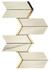 Декор Marvel Dream Chevron Bianco Fantastico 17x41.4 керамический