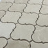 Мозаика Marble Mosaic Arabesco Royal Botticino Pol камень 27.8х32.5 см полированная чип 68х68 мм, бежевый