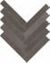 Декор Dwell Smoke Herringbone A1DF 36,2x41,2 , м2 керамогранит