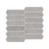 Керамогранит Concrete Mini Crayon Ash Grey (114860) 3,7х13,6 Wow глазурованный, матовый универсальный