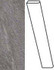 Плинтус Brave Grey Battiscopa A1IG 7,2x60 пог. м керамогранит