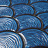 Мозаика KFS-BLUE керамика 29.1х30.5 см чип 68х80 мм, синий