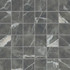 Мозаика Calacatta Black Smooth Mosaico (756680) керамогранит 30х30 см Casa Dolce Casa Stones and More 2.0 сатинированная чип 50х50 мм, серый