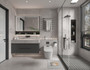 Керамогранит GT120608706SLR Lids_GT Светло-серый 60x120 Global Tile лаппатированный (полуполированный), рельефный (рустикальный) универсальная плитка