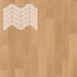 Паркетная доска Lab Arte Chevron Дуб Натур Флора лак французская елка 400/328х125х14/3/60°