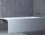 Встраиваемая ванна из камня Salini Orlando 160 1600х700х600 S-Sense (sapirit) - глянцевая