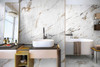 Настенная плитка Firenze 9543 Blue Calacatta 30x90 Porcelanite Dos глянцевая керамическая POR_F9543_BLCAL_90
