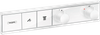 Термостатический смеситель на 2 потребителя Hansgrohe RainSelect для душа (внешняя часть), белый
