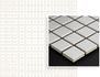 Мозаика Albir Bianco Mozaika Prasowana керамика 29.8х29.8 см гладкая, глазурованная чип 2.3x2.3 мм, белый 5900144058712