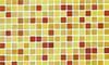 Мозаика Rojo - часть 3 2.5x2.5 стекло 31.3х49.5