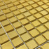 Мозаика Marble Mosaic Arabia Gold стекло 30х30 см глянцевая чип 23x23 мм, золотой-oro-gold