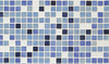 Мозаика Azul - часть 4 2.5x2.5 стекло 31.3х49.5