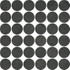 Мозаика Boost Expression Carbon Mosaico Circle 32x32 керамогранит Atlas Concorde Italy матовая, черный AYY0